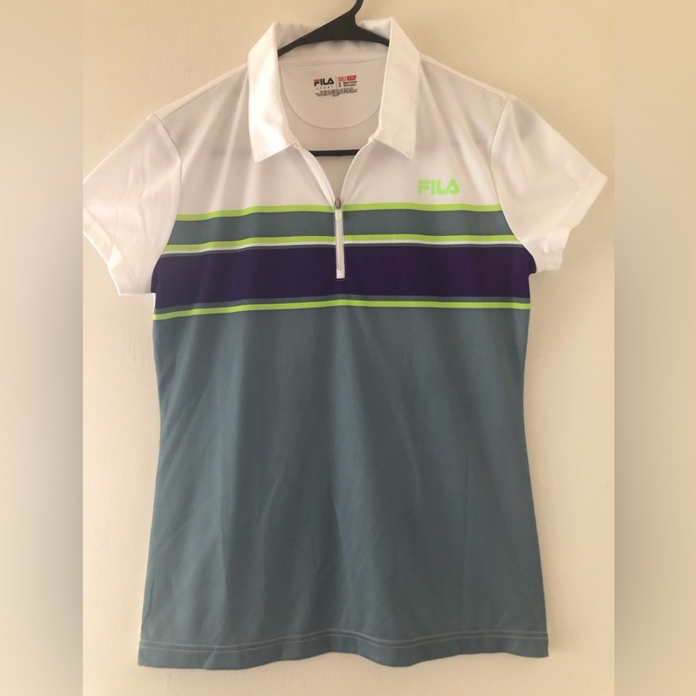 FILA SPORT Womens GOLF Shirt Size Small Fitted Polyester NWOT